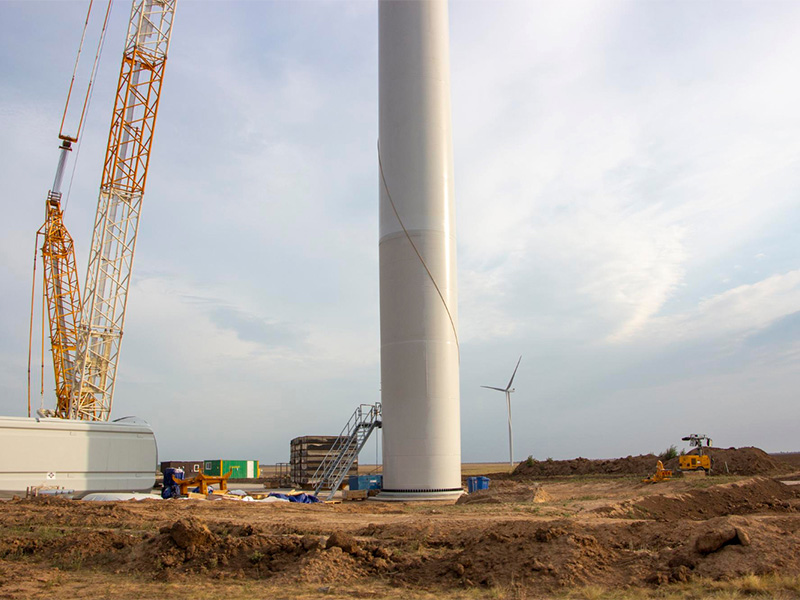 Civil works for wind energy developments